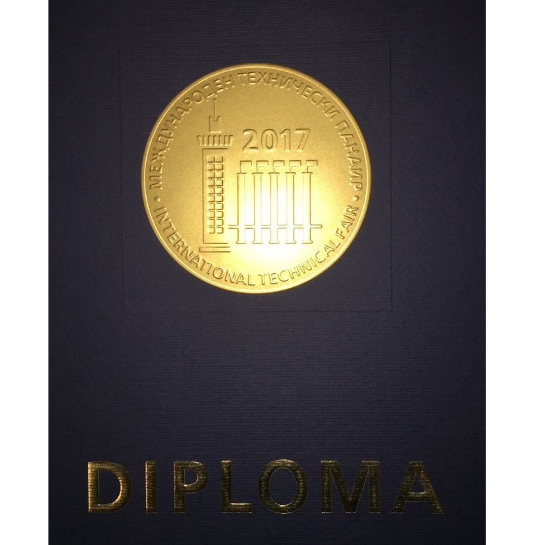 This is a photo of the gold medal and diploma that Forsstrom won for ForFlexx.