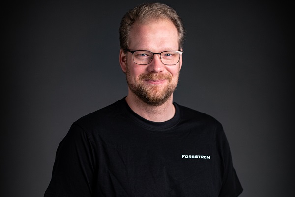 This is a photo of Johan, who is Forsstrom's Development Manager.