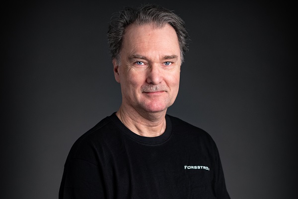 This is a photo of Lars-Olof, who is a Forsstrom technician.