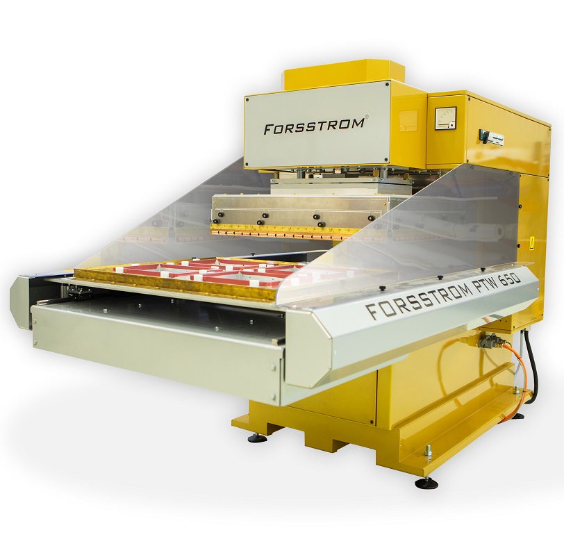 The picture shows Forsstrom's platen welder PTW.